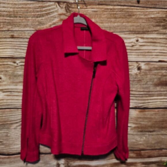 Tahari jacket Women's small hot pink Pre-owned - Picture 1 of 7